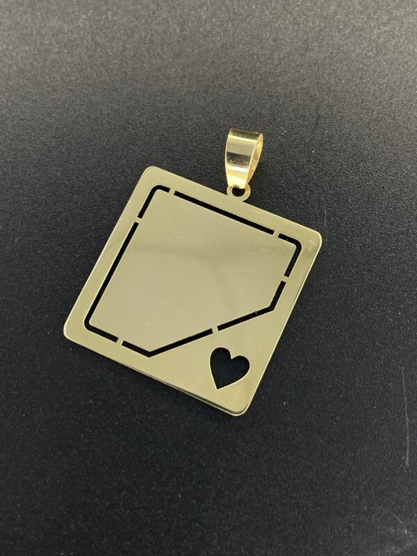 Lägg din bild på din kvadrat bricka – 18K Guld - Bild 3