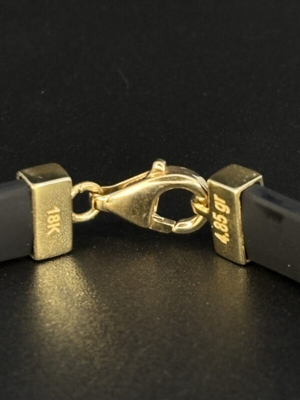 Eternal Cross - Leather & 18k Guld - Bild 3