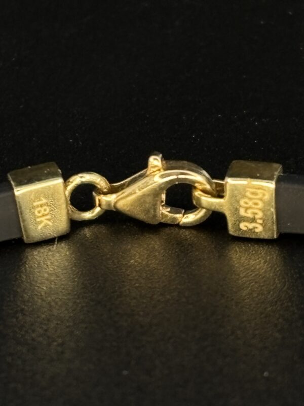 Valor Cross - Leather & 18k Guld - Bild 3