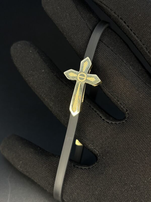 Valor Cross - Leather & 18k Guld - Bild 4